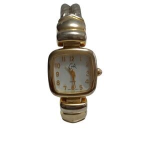 Vintage Cache Gold Toned Watch Bracelet Stye